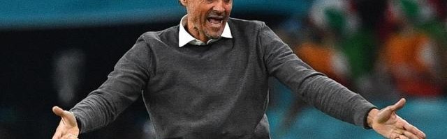 九游体育-恩里克：莫拉塔带伤要求射点球 卢卡库给我启发